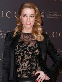 Amber Heard hosted the Gala with Gucci to raise money for the Sloan Kettering Pediatric Cancer Center Endowment